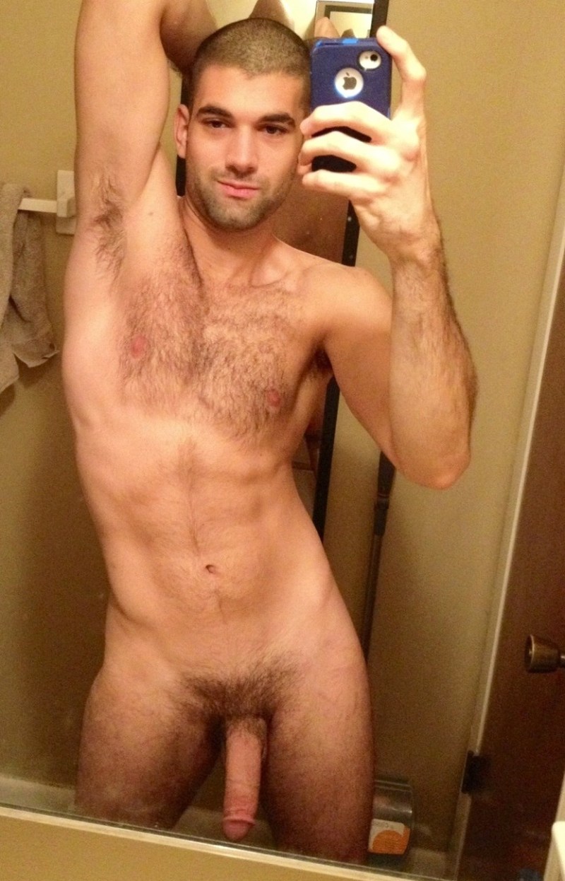Male erotic selfies