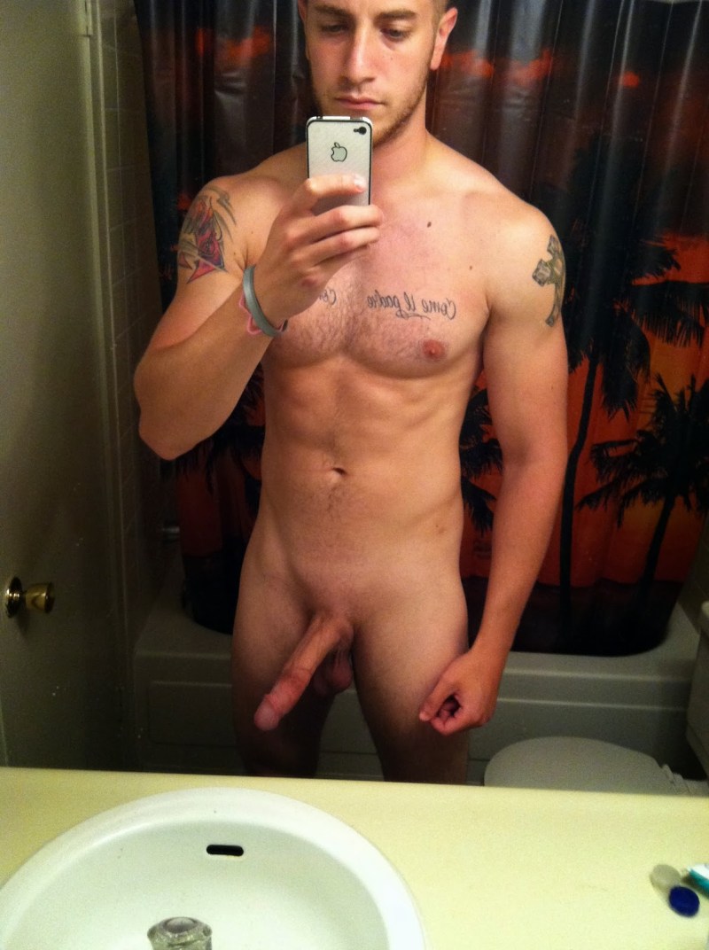 Guys without panties selfie