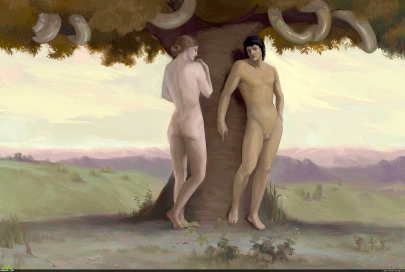 Pornography in paradise, Adam and Eve