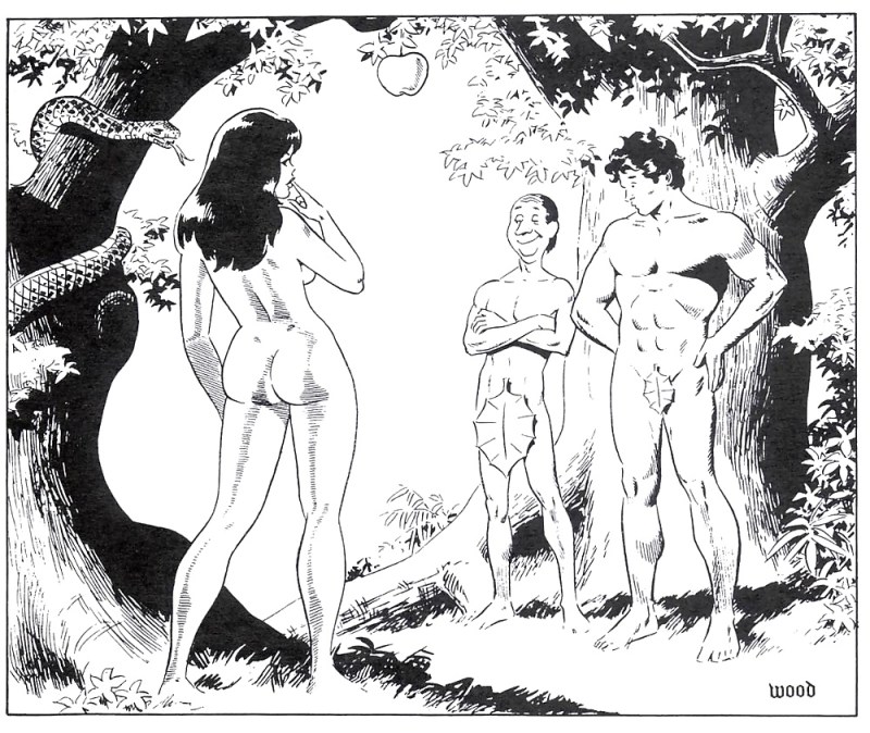 Erotic comics Adam and Eva