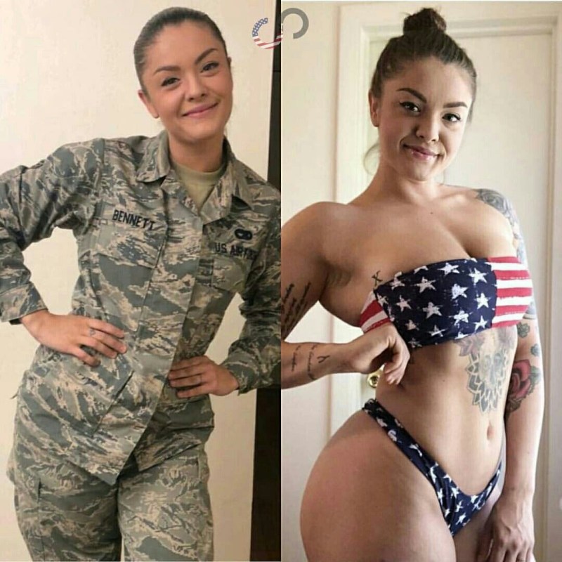 Girls military personnel nude
