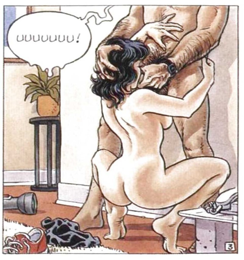 Erotic caricature of Blowjob