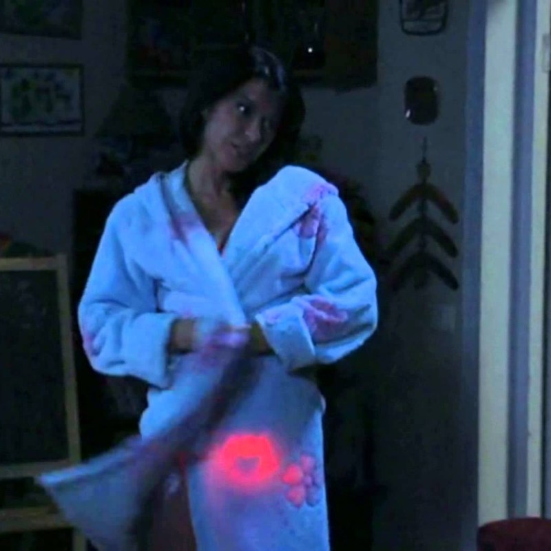 Ekaterina Volkova in a dressing room