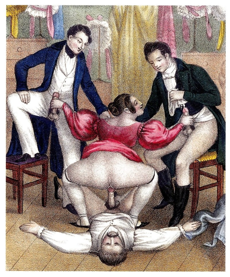 Pornographic drawings of the 18th century