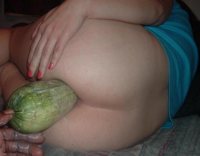 Big eggplant in the anus