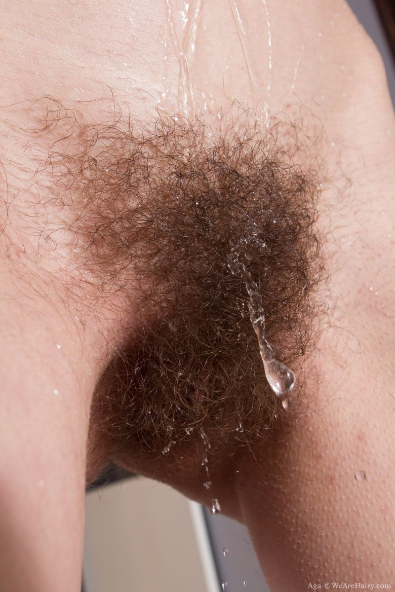 Long pubic hair