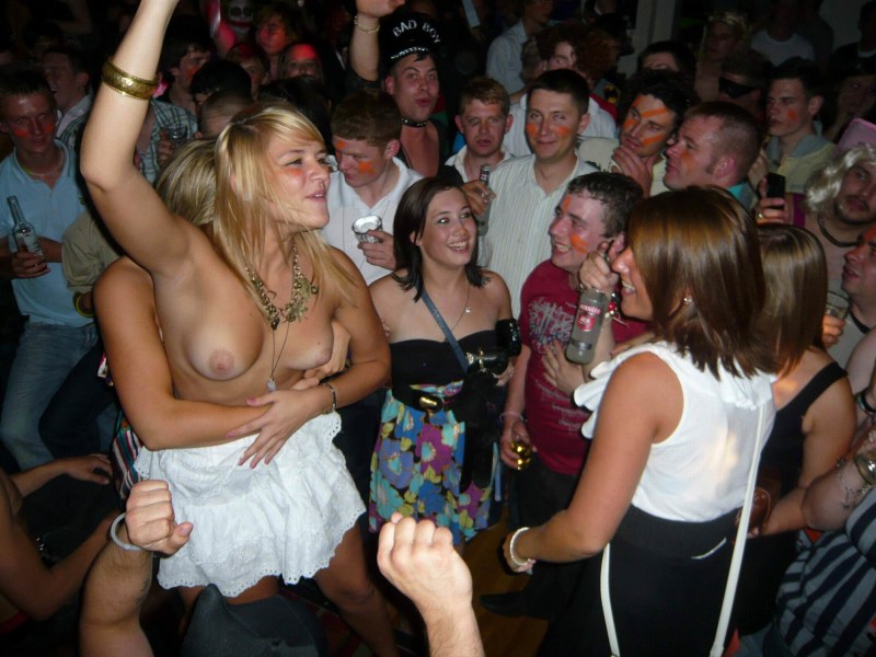 Breast is on a corporate party