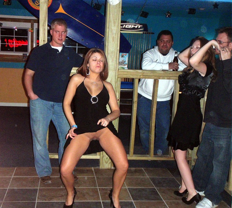 Corporate party without panties