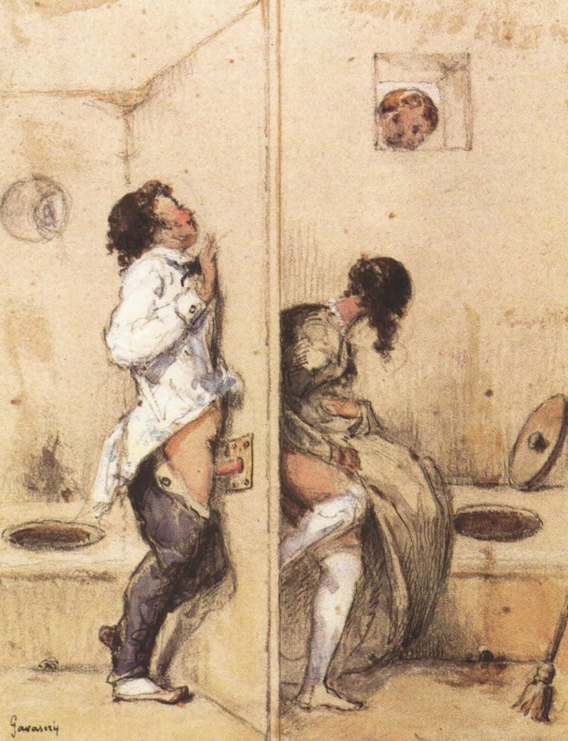 Pornographic painting of the 19th century