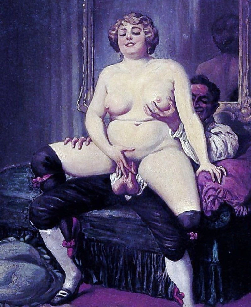 Ancient pornographic painting
