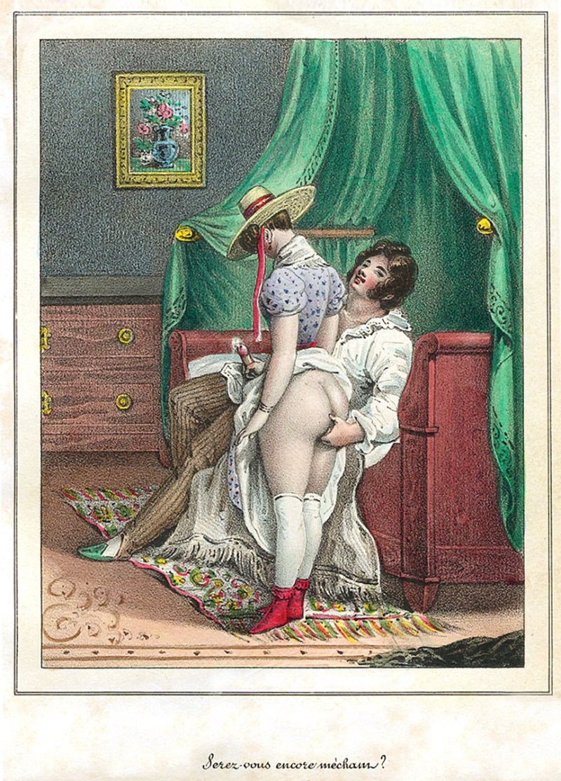 Erotic illustrations of the 18th century