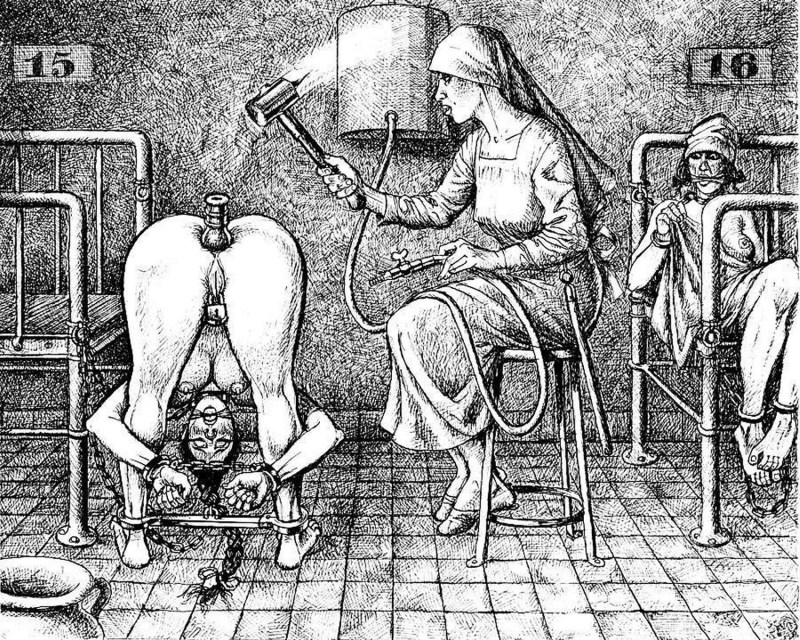 Anal torture of the Middle Ages