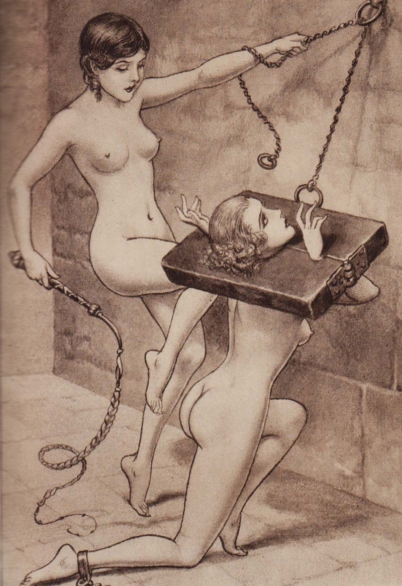 BDSM Punishment of slaves enema