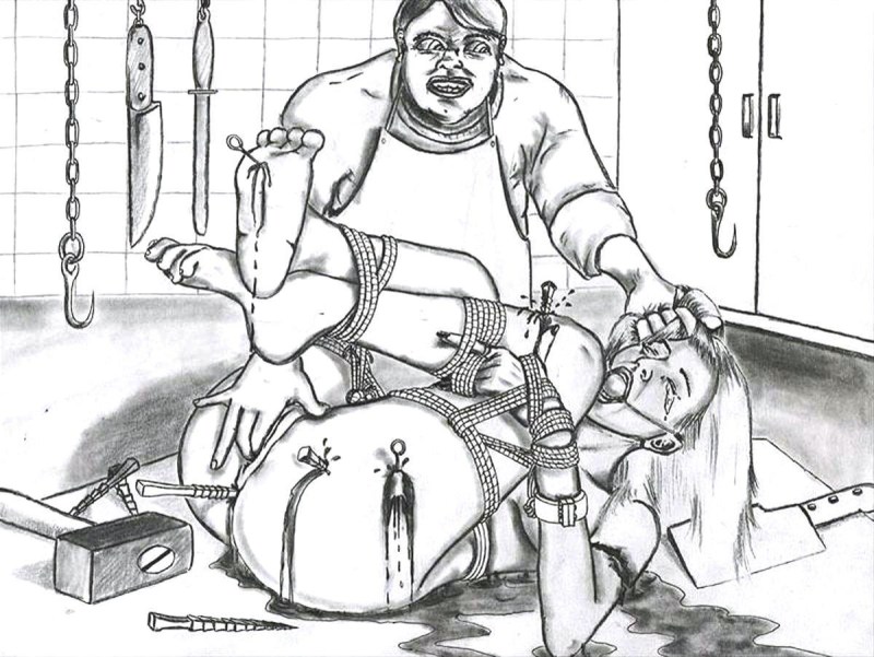 BDSM torture by enemic comic book