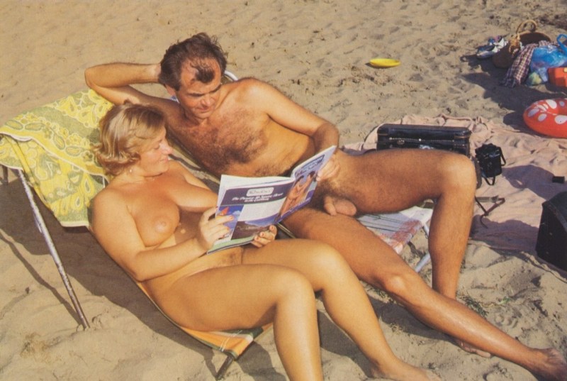 Retro porn photo on vacation