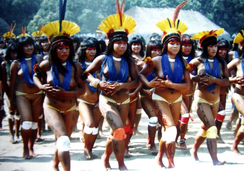 Indians from the Xingu River Brazil