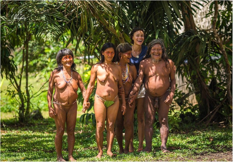 Naked women of wild tribes