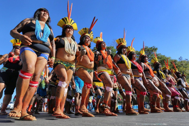 Indians from the Xingu River Brazil