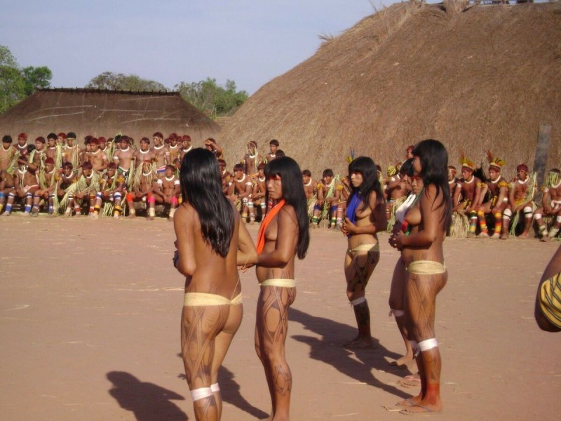Indians from the Xingu River Brazil
