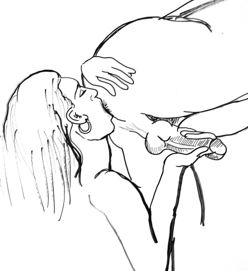 Beautiful drawings of blowjob