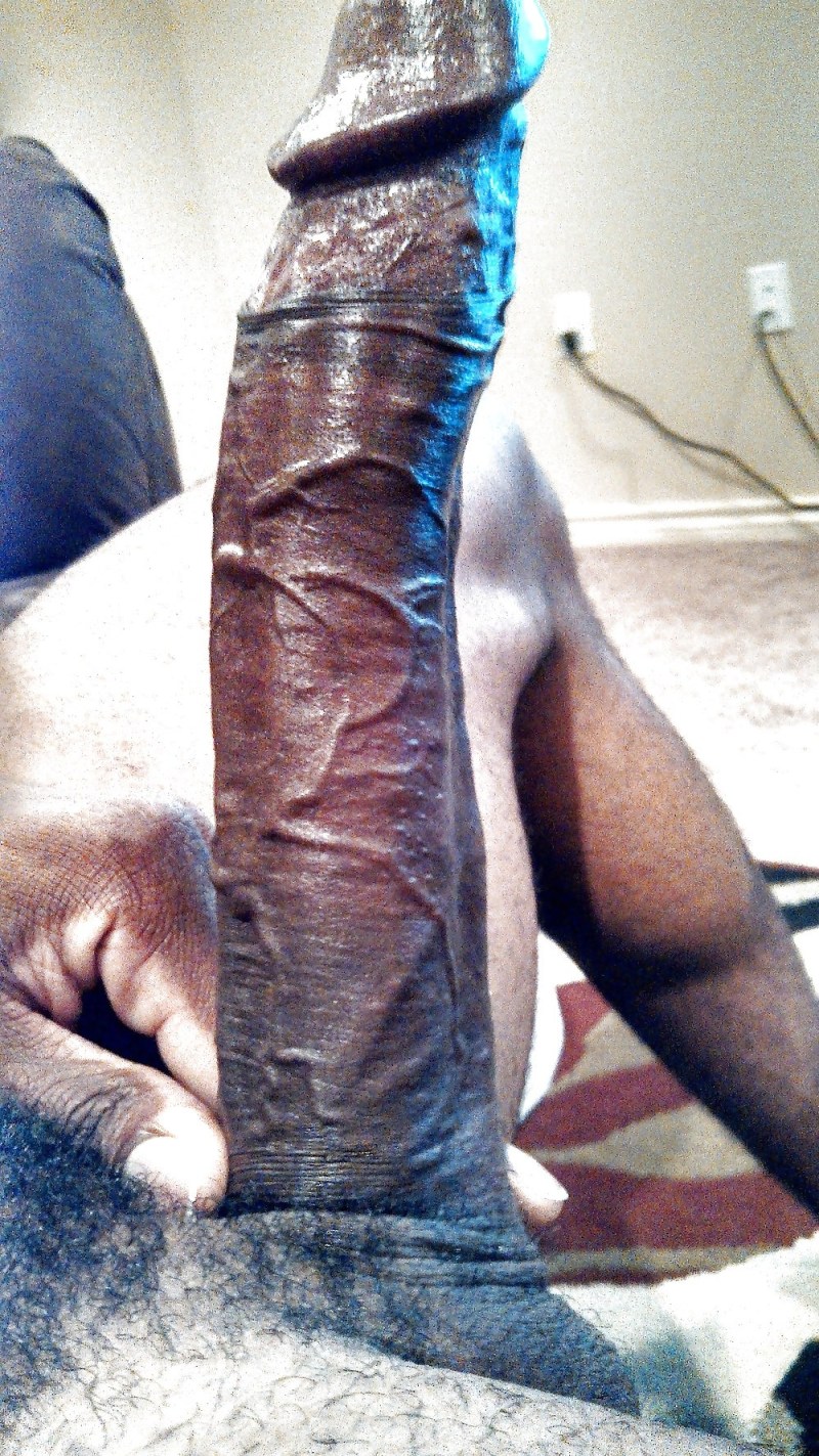 Huge black members with veins