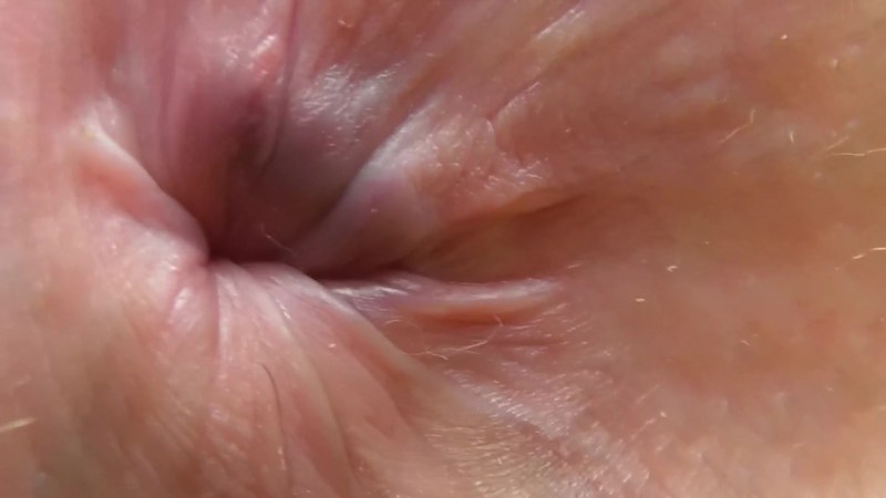 Pulsating anus close -up