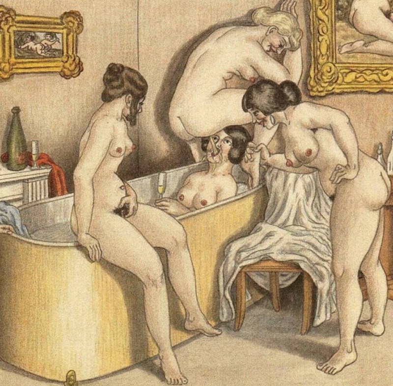 Erotic illustrations in antiquity