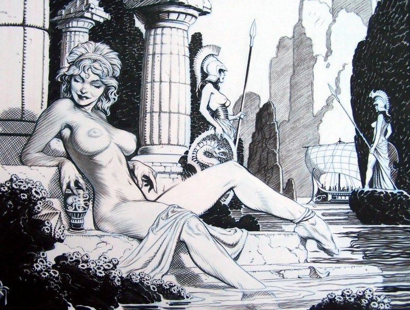 Erotic illustrations of myths