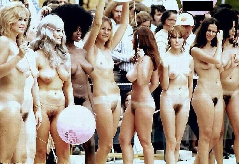 Retro nudist beauty contests