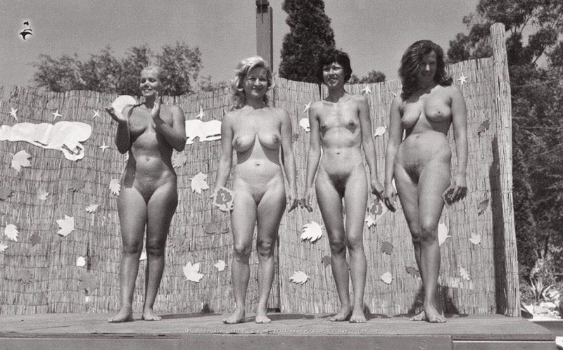 Retro nudist beauty contests