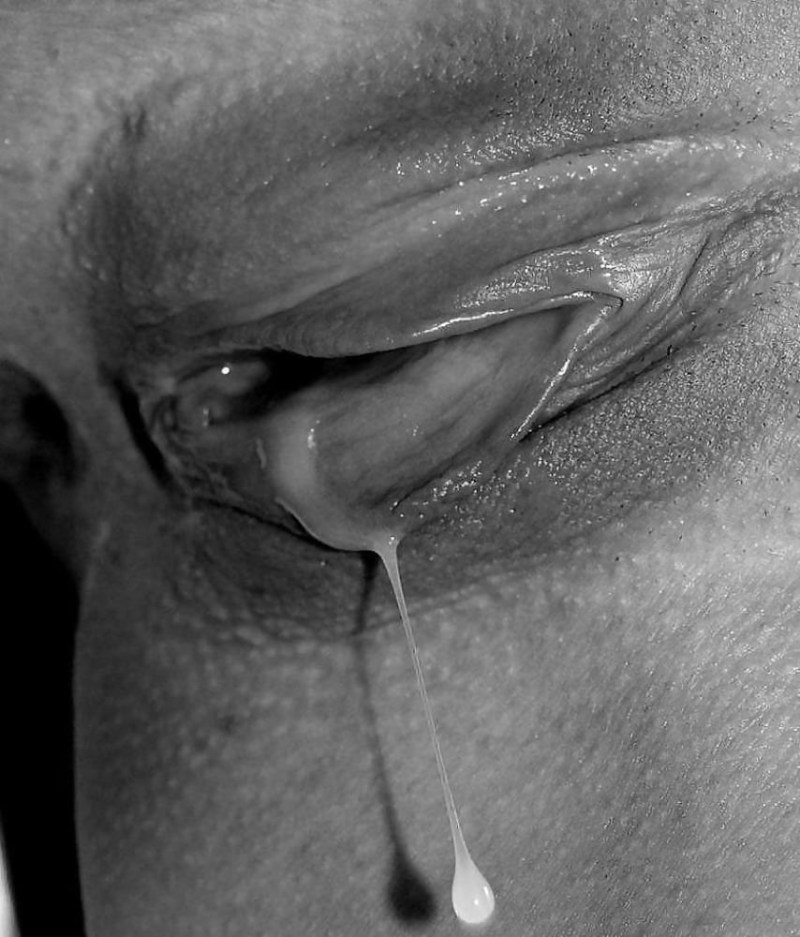 Beautiful vagina black white