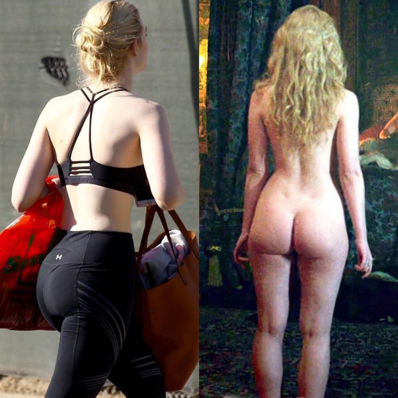 El Fanning Naked