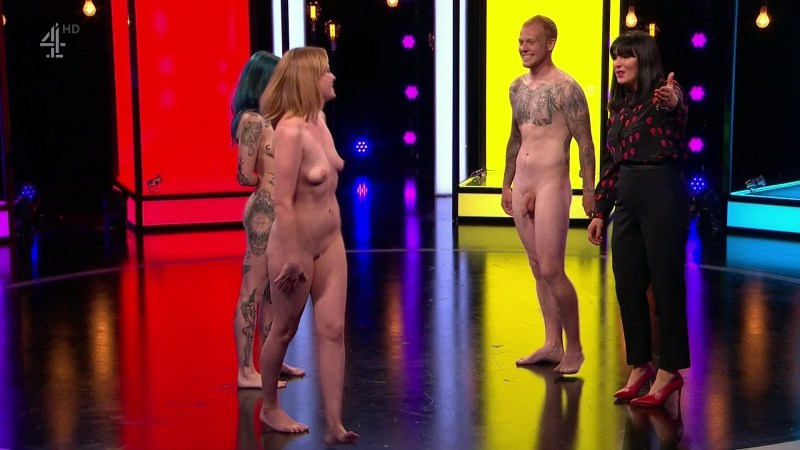 Naked participants in the television show