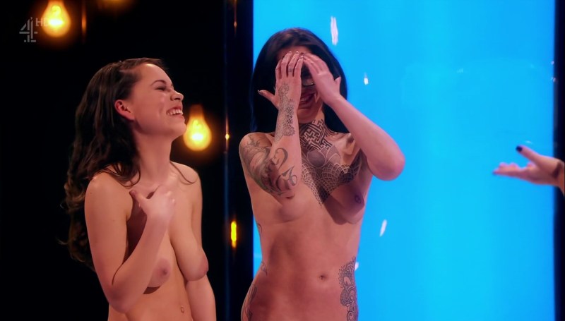 Naked participants in the television show kid