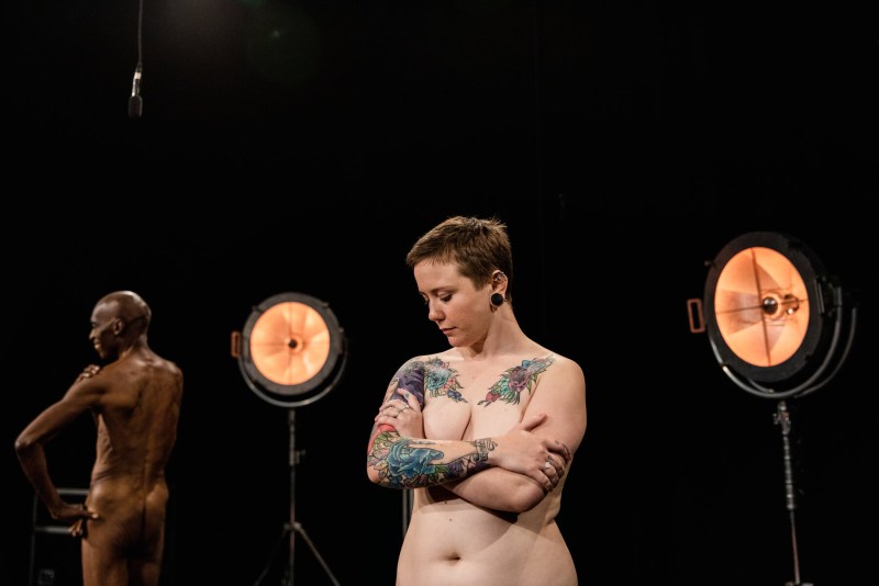 Exhibition of naked people