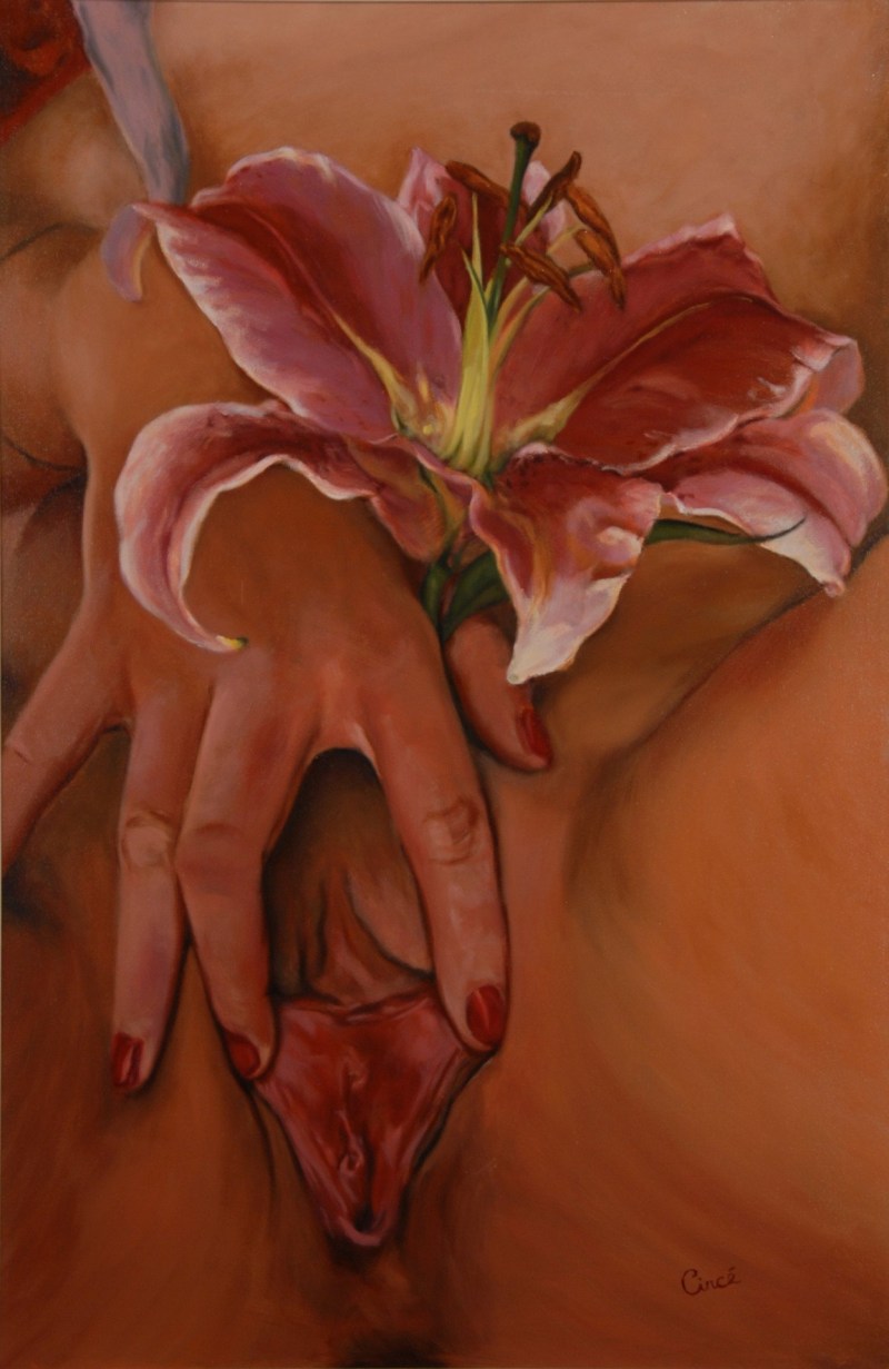 Vagina in modern painting