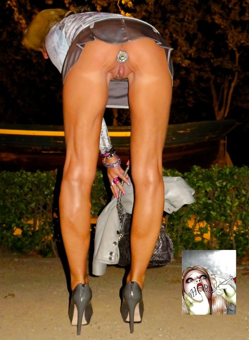 Without panties with anal traffic