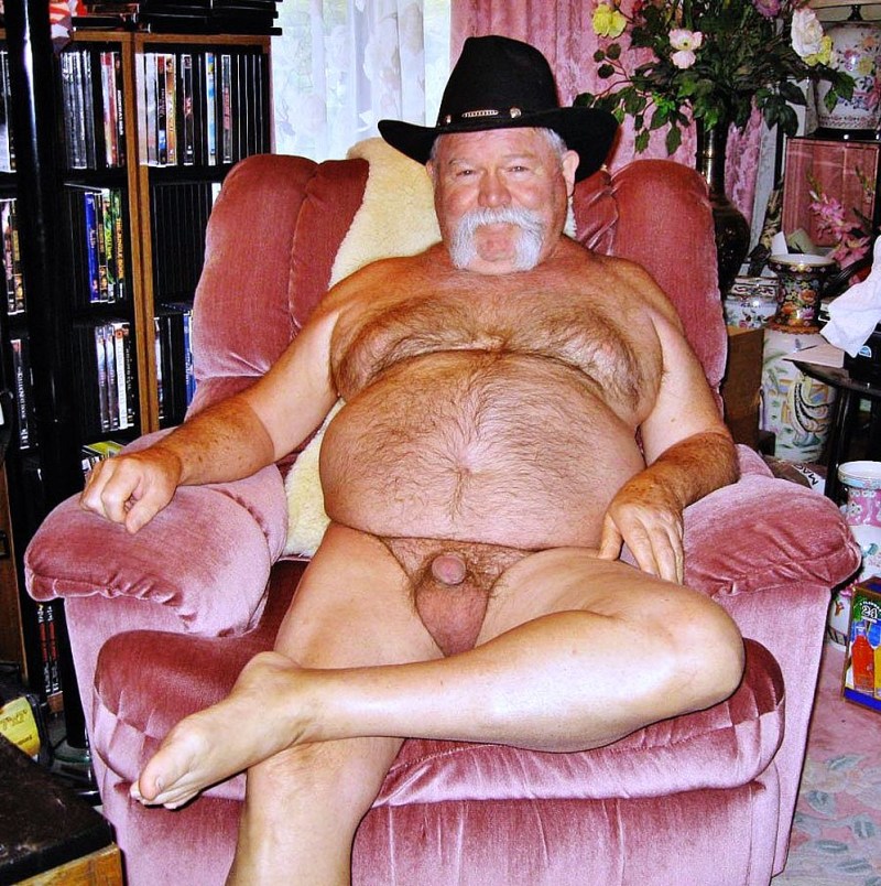Fat old men without panties