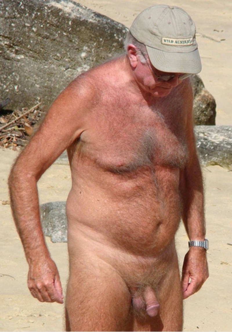 Old naked men without panties