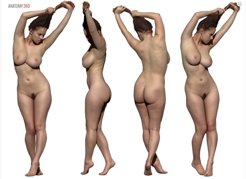 Female body from different angles