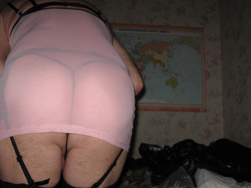 Boys in women's linen priest puffy