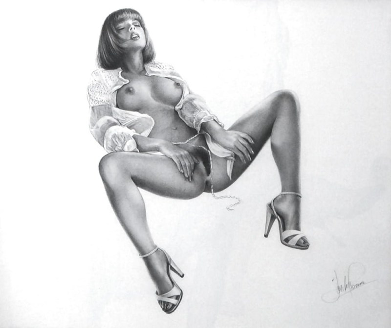 Unusual erotic drawings