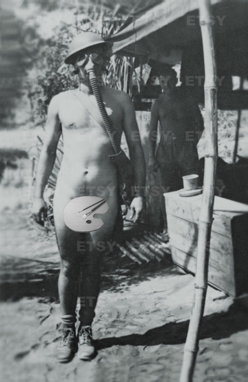 American soldiers retro naked