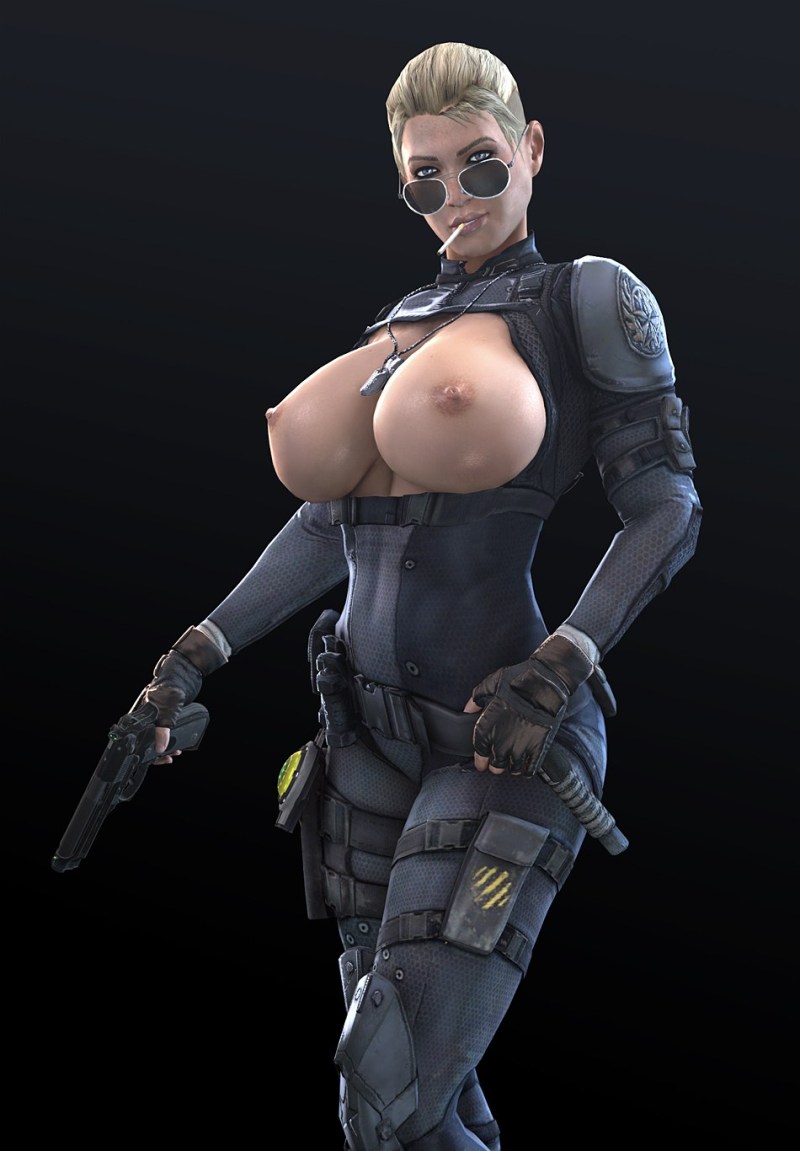 Naked Cassie Cage and Sonya MK11