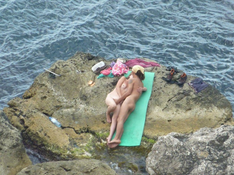 Naked beach of Divnomorsk