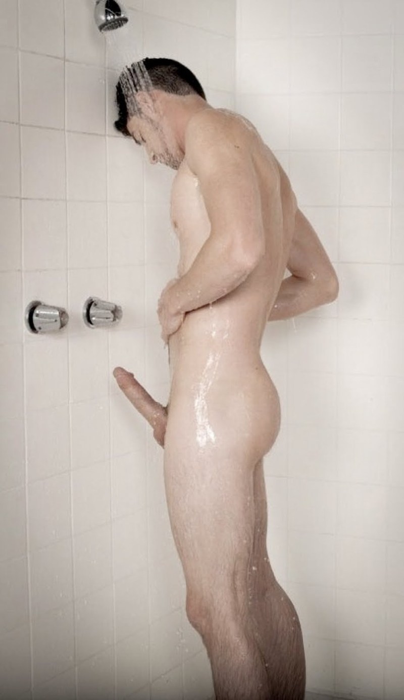 Public shower naked guys