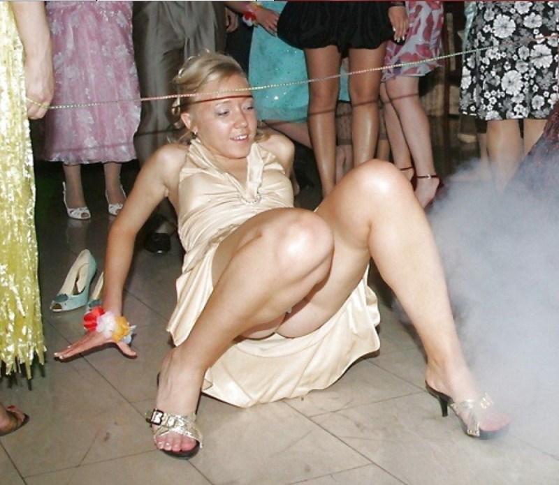 Random nude on a corporate party