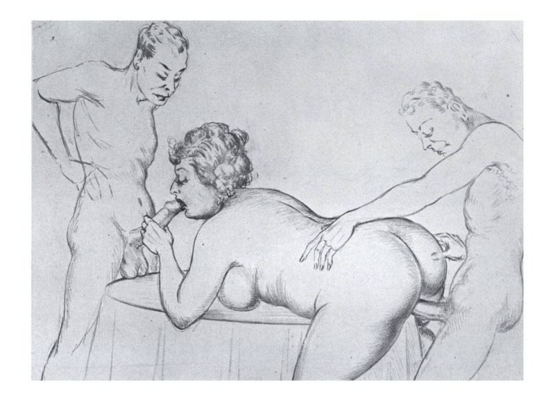 Erotic drawings are elderly