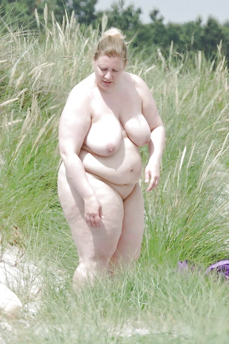 Bbw on the river naked