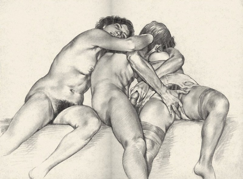 Pornographic drawings